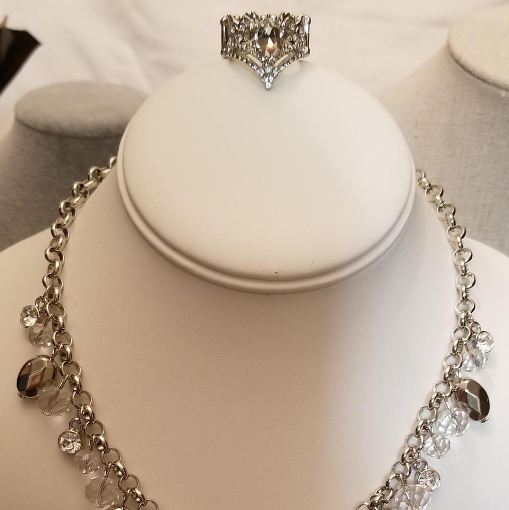 Necklace, Earring with Ring Set